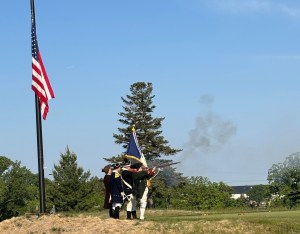 Musket firing Memorial Day